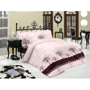 Красиво спално бельо TREE - Памук Ранфорс